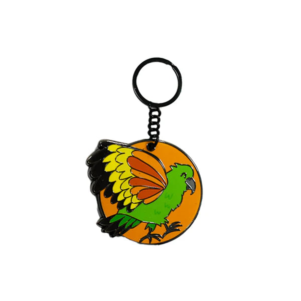 NZ Bird Enamel Keyring