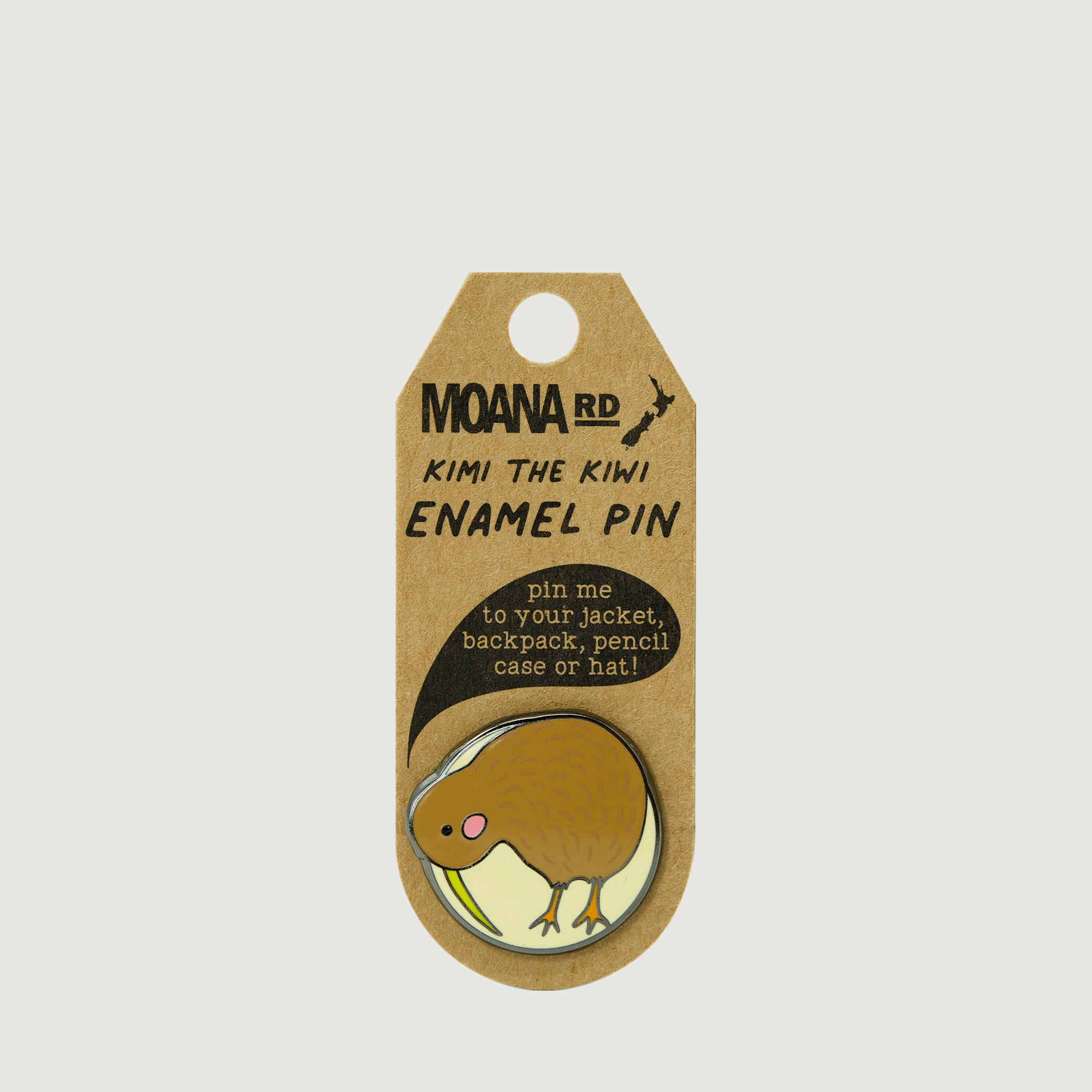Moana Road - Enamel Pins - Kiwi