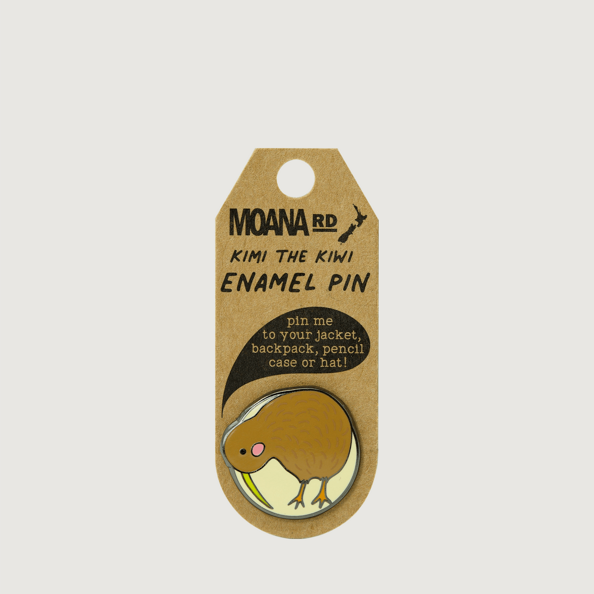 Moana Road - Enamel Pins - Kiwi