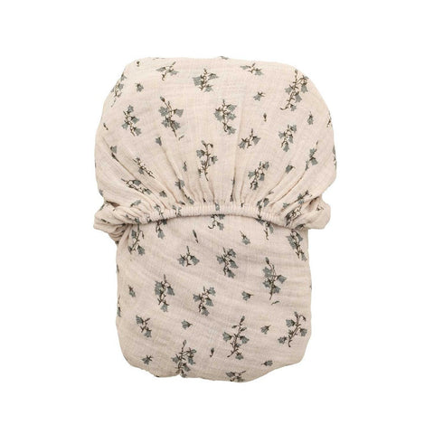 Bluebell Muslin Junior EU Fitted Sheet - Cot