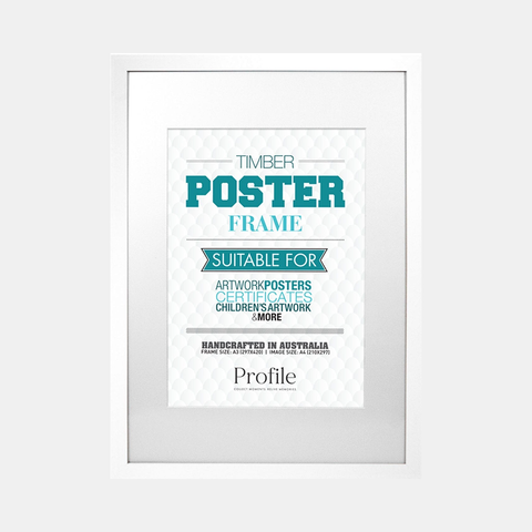 Decorator Poster Frame A3/A4 - White