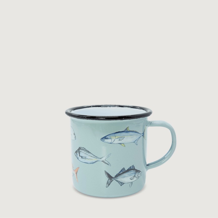 NZ Fishing Club Enamel Mug