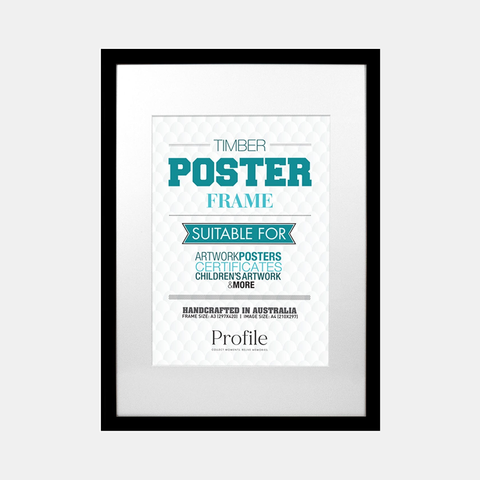 Decorator Poster Frame A3/A4 - Black