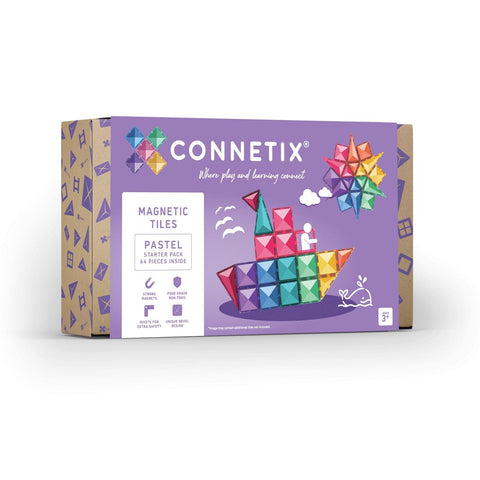 Connetix PASTEL | 64 Piece STARTER Pack