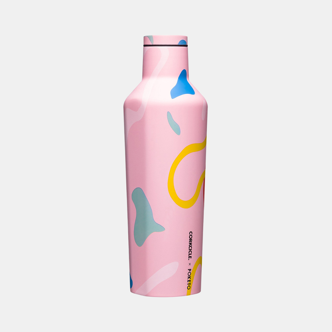 Corkcicle Poketo Canteen - Pink Party 475ml