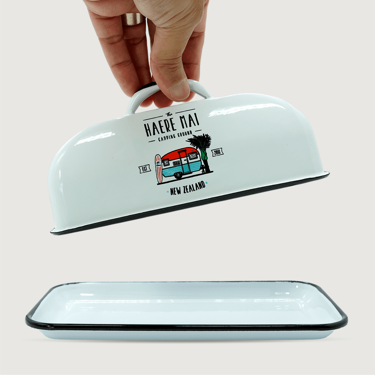 Enamel Butter Dish