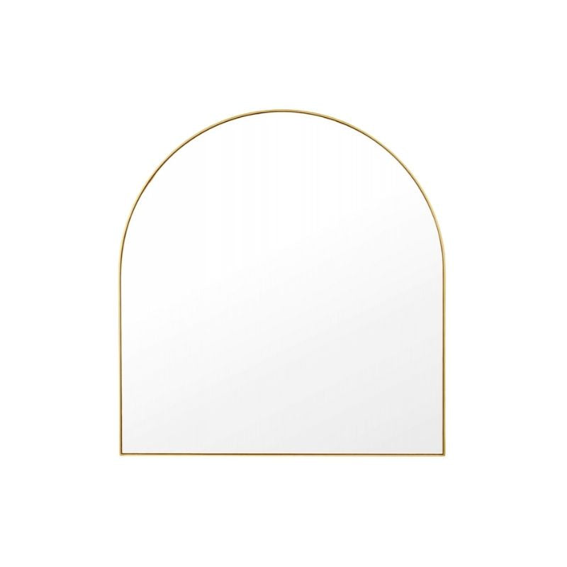 Bjorn Arch Mirror Brass 80 x 85cm