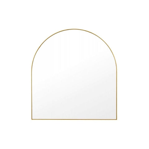 Bjorn Arch Mirror Brass 80 x 85cm