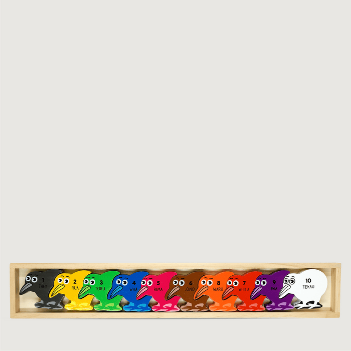 Wooden Te Reo Kiwi Puzzle