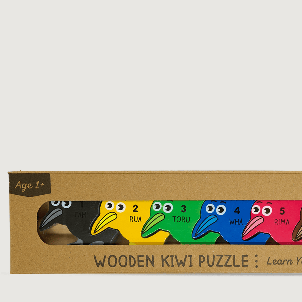 Wooden Te Reo Kiwi Puzzle