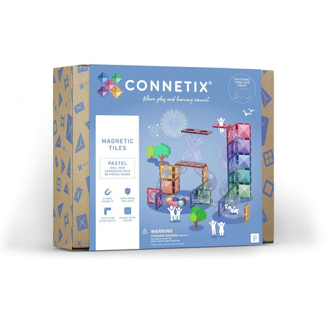 Connetix PASTEL | 80 Piece EXPANSION BALL Run