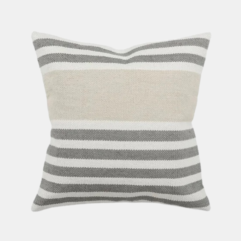 Corbett Cushion 50x50cm - Grey/Almond