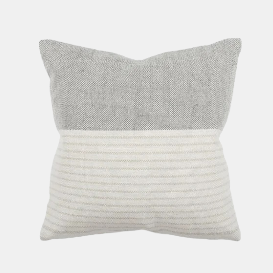 Willett Cushion 50x50cm - Grey/Almond