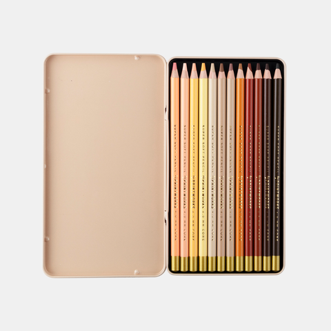 Colour Pencils Set of 12 - Skin Tone