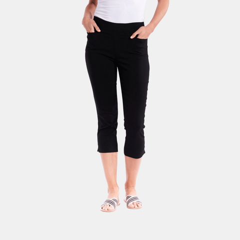 Crop Bengaline Pant - Black