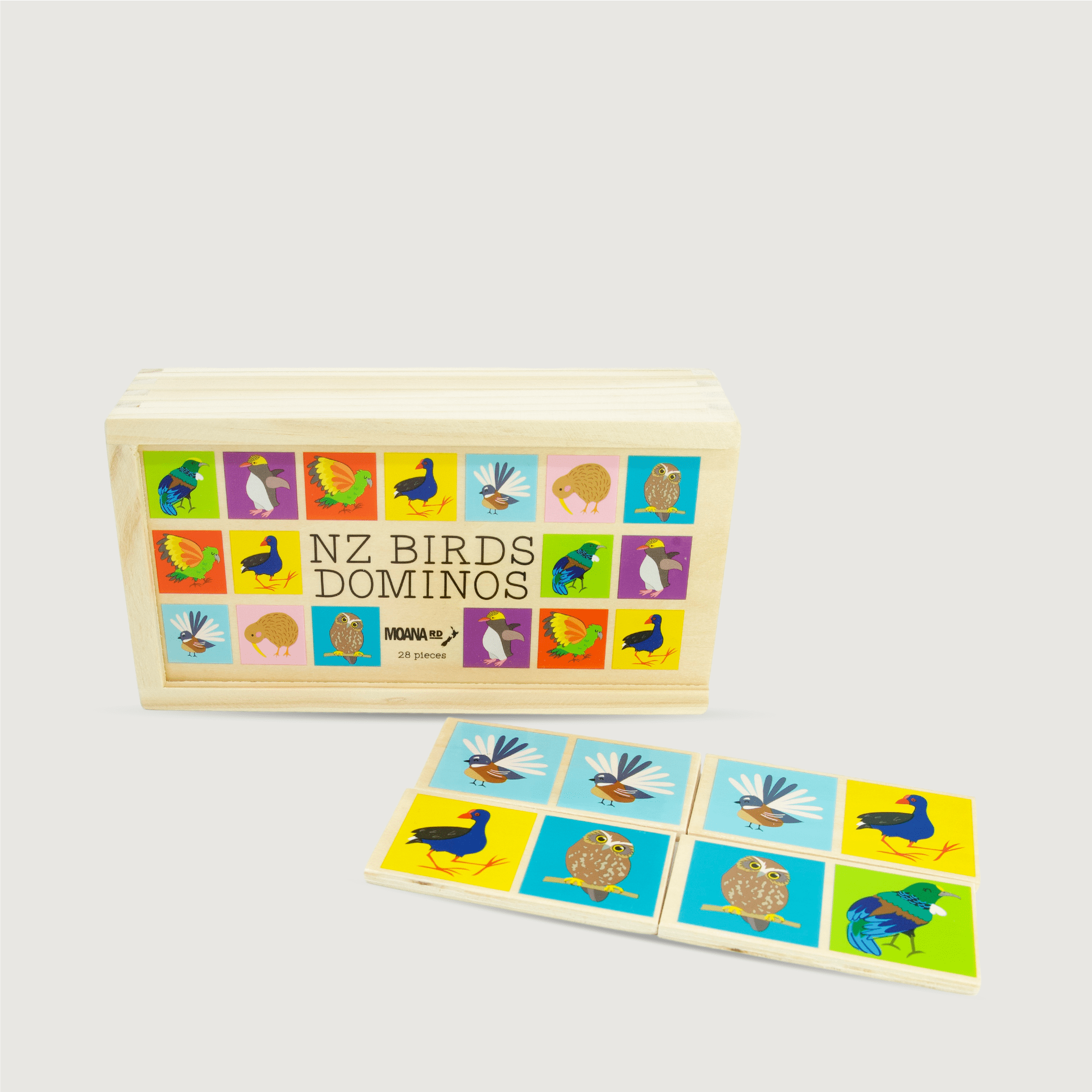 Moana Road NZ Birds Dominoes