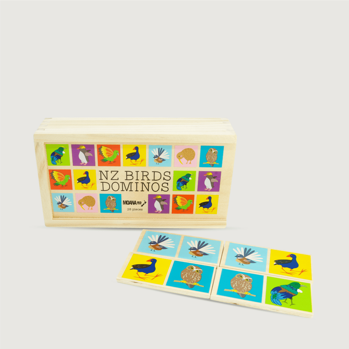 Moana Road NZ Birds Dominoes