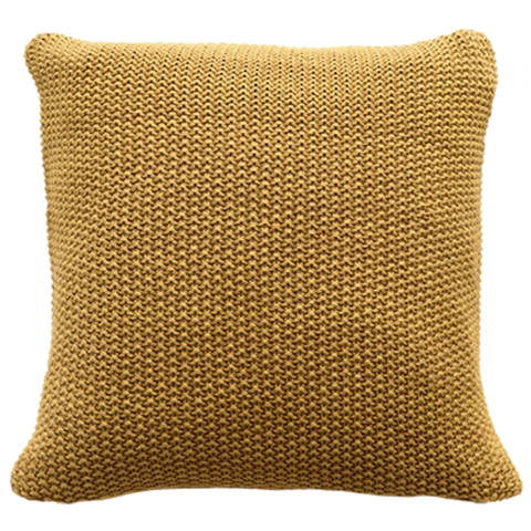 Milford Moss Stitch Cushion HARVEST GOLD 45x45cm