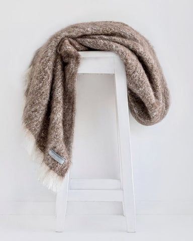 Alpaca Throw - Pumice