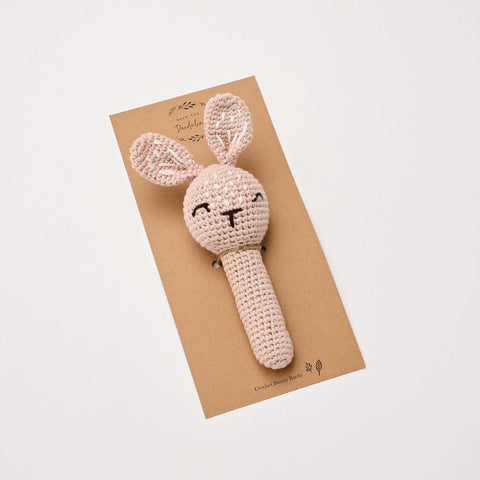 Crochet Rattle | Bunny Blush