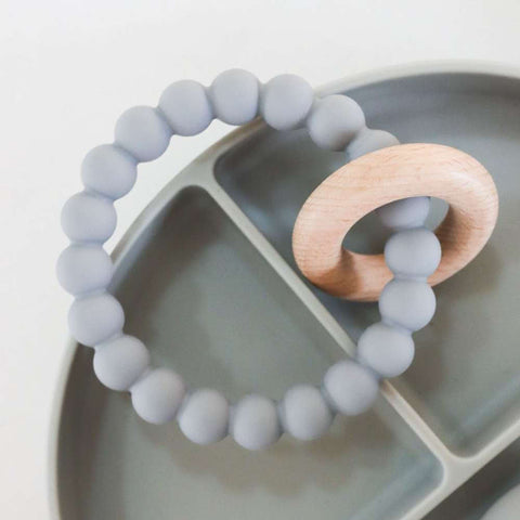 Splosh Silicone Baby Teether Grey