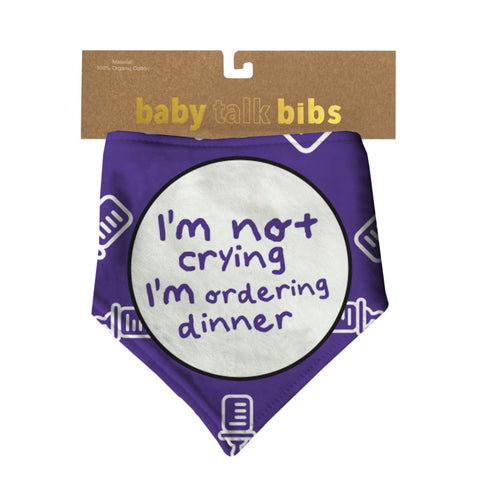 Baby Talk Bibs - I'm Not Crying