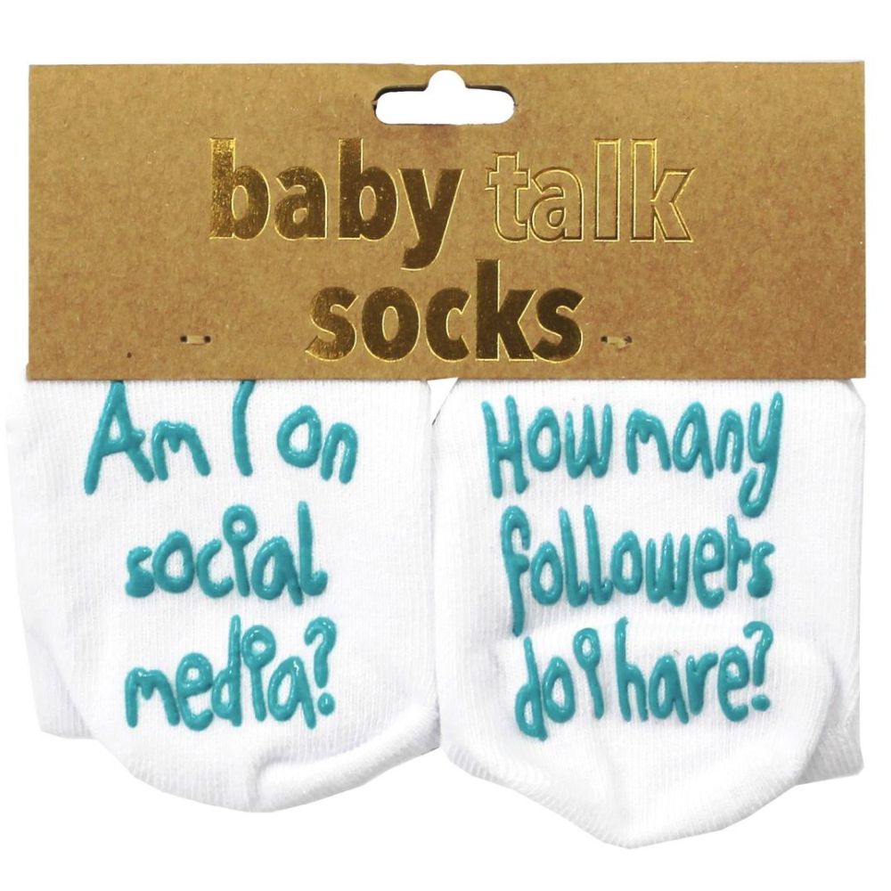 Baby Socks - Am I On Social Media Yet