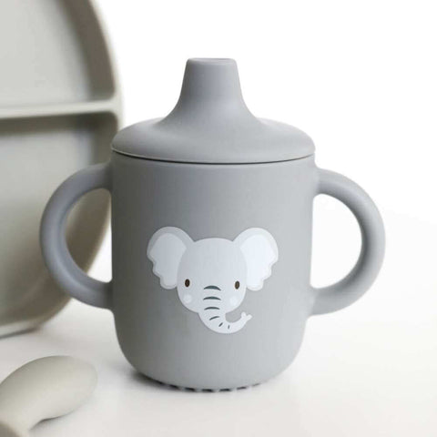 Splosh Baby Elephant Silicone Sippy Cup