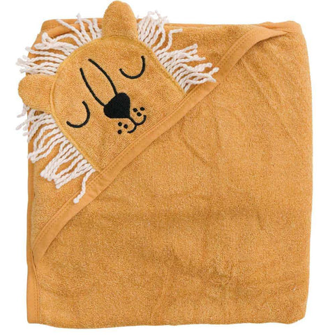 Baby Hooded Towel Lion