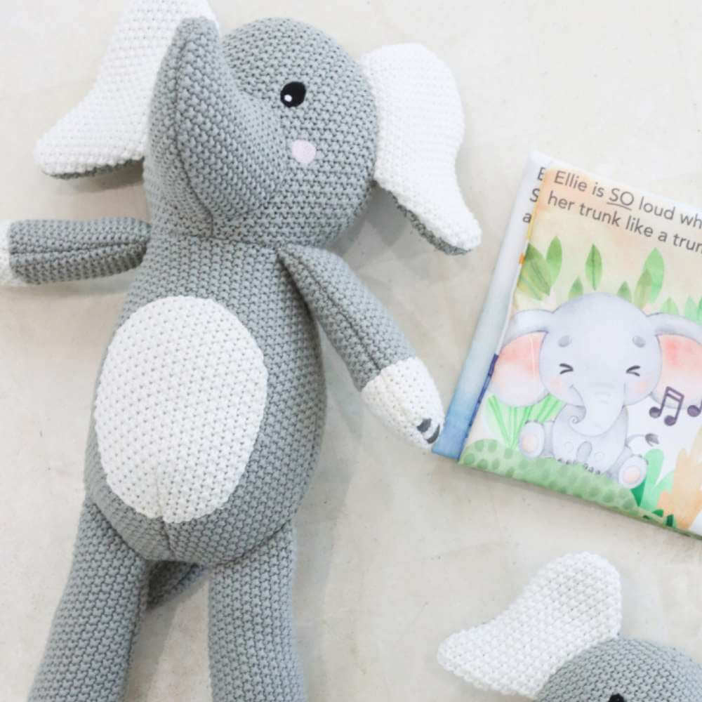 Splosh Baby Knitted Toy Elephant