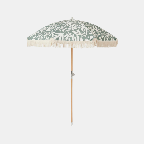 Luxe Beach Umbrella - The Vacay Olive