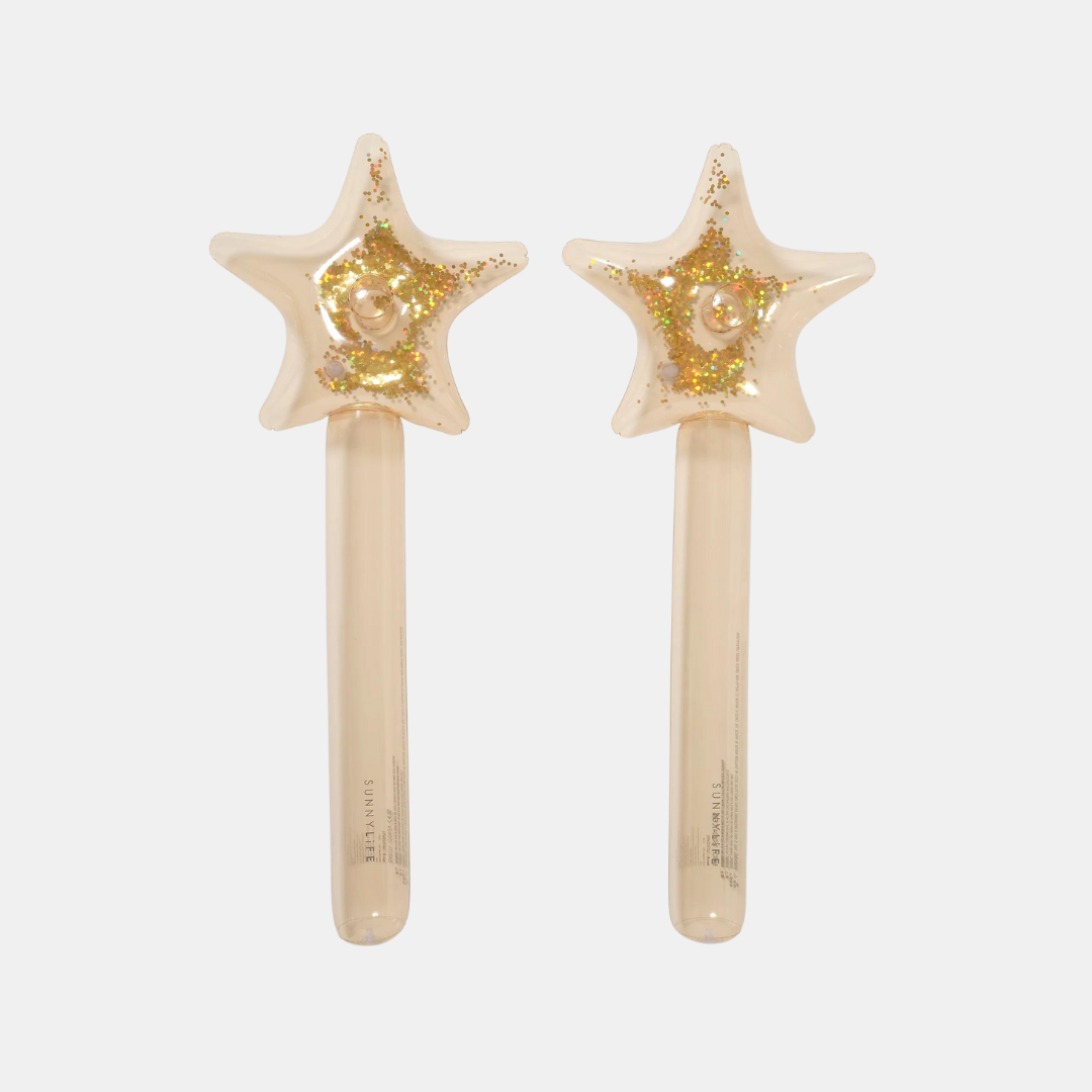 Kids Inflatable Star Wand - Princess Swan Gold S2