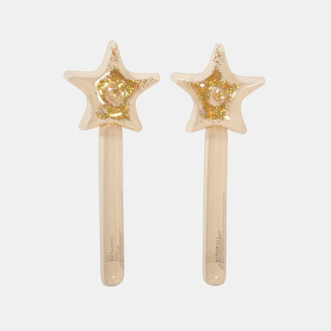 Kids Inflatable Star Wand - Princess Swan Gold S2