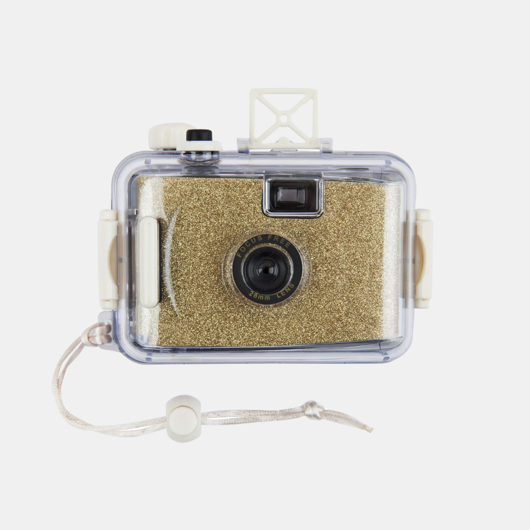 Underwater Camera - Glitter Gold