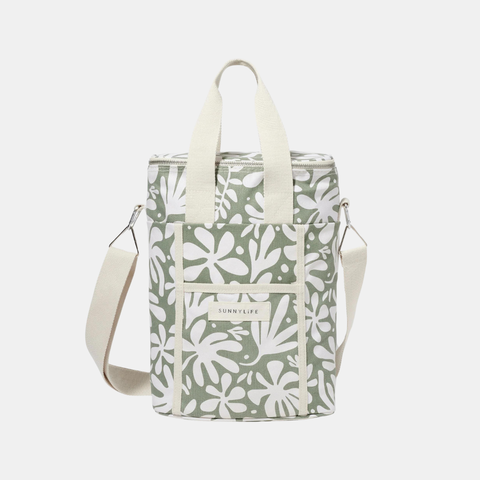 Canvas Cooler Bag - The Vacay Olive