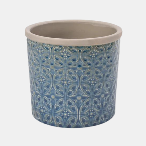 Glazed Pot - Porto Small Dark Blue