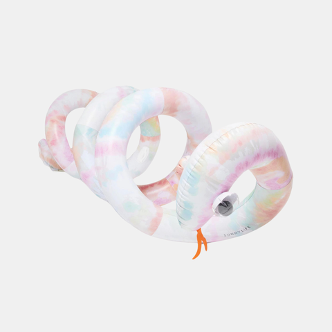 Giant Infatable Noodle - Snake Tie Dye Mutli