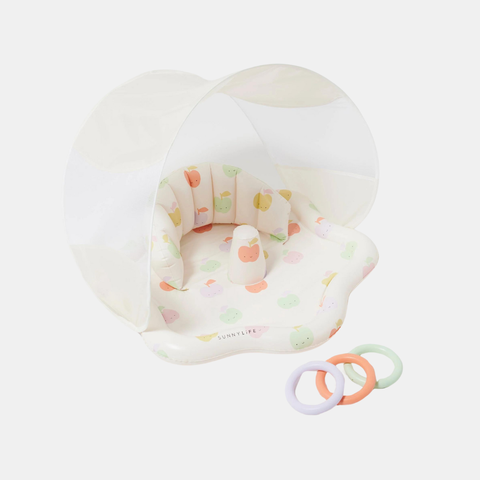 Baby Playmat with Shade - Apple Sorbet Multi