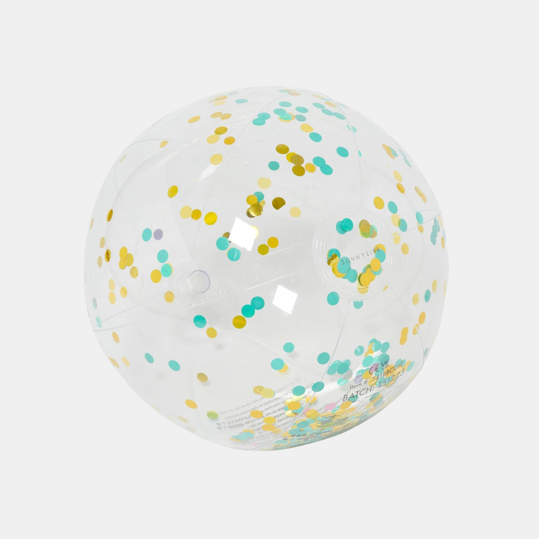 Inflatable Beach Ball - Glitter Multi