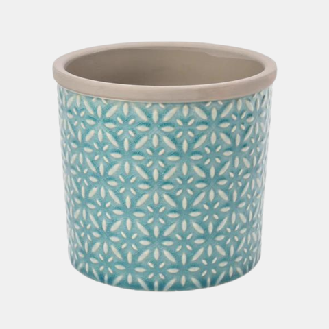 Glazed Pot - Tuscany Small Blue