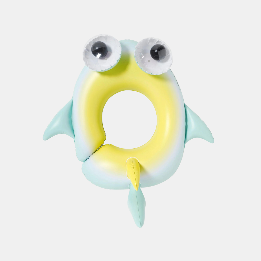 Kids Tube Pool Ring - Salty the Shark Multi