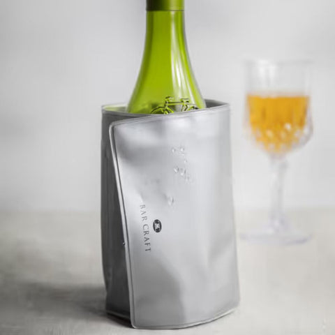 BarCraft Wrap Around Silver Wine Cooler