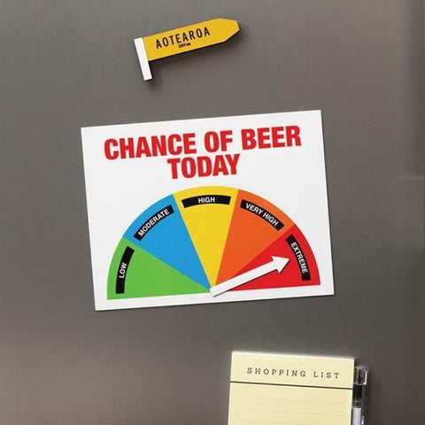 Beer-O-Meter Large Magnet