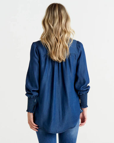 Alice Blouse - Blue Haze