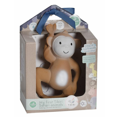 Tikiri Teether & Bath Toy | MONKEY Gift Boxed