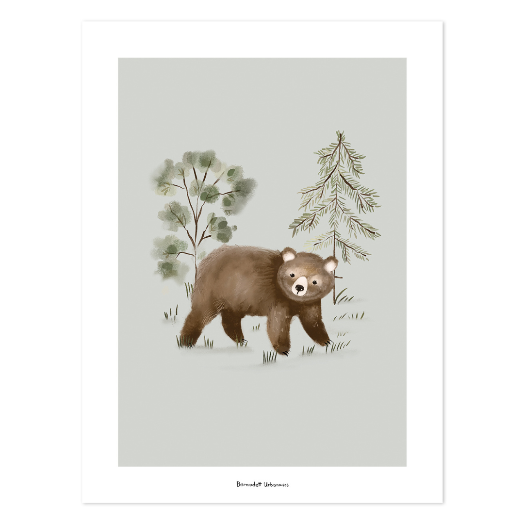 Kharu | Little Bear Art Print