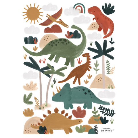 Sunny | Wall Decals - Dinosaur Mix