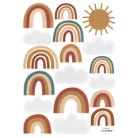 Sunny | Wall Decals - Rainbow Mix