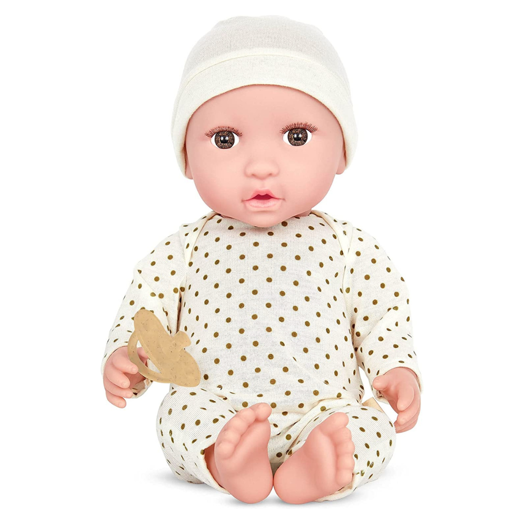 Babi Baby Doll PJs & Ivory Hat