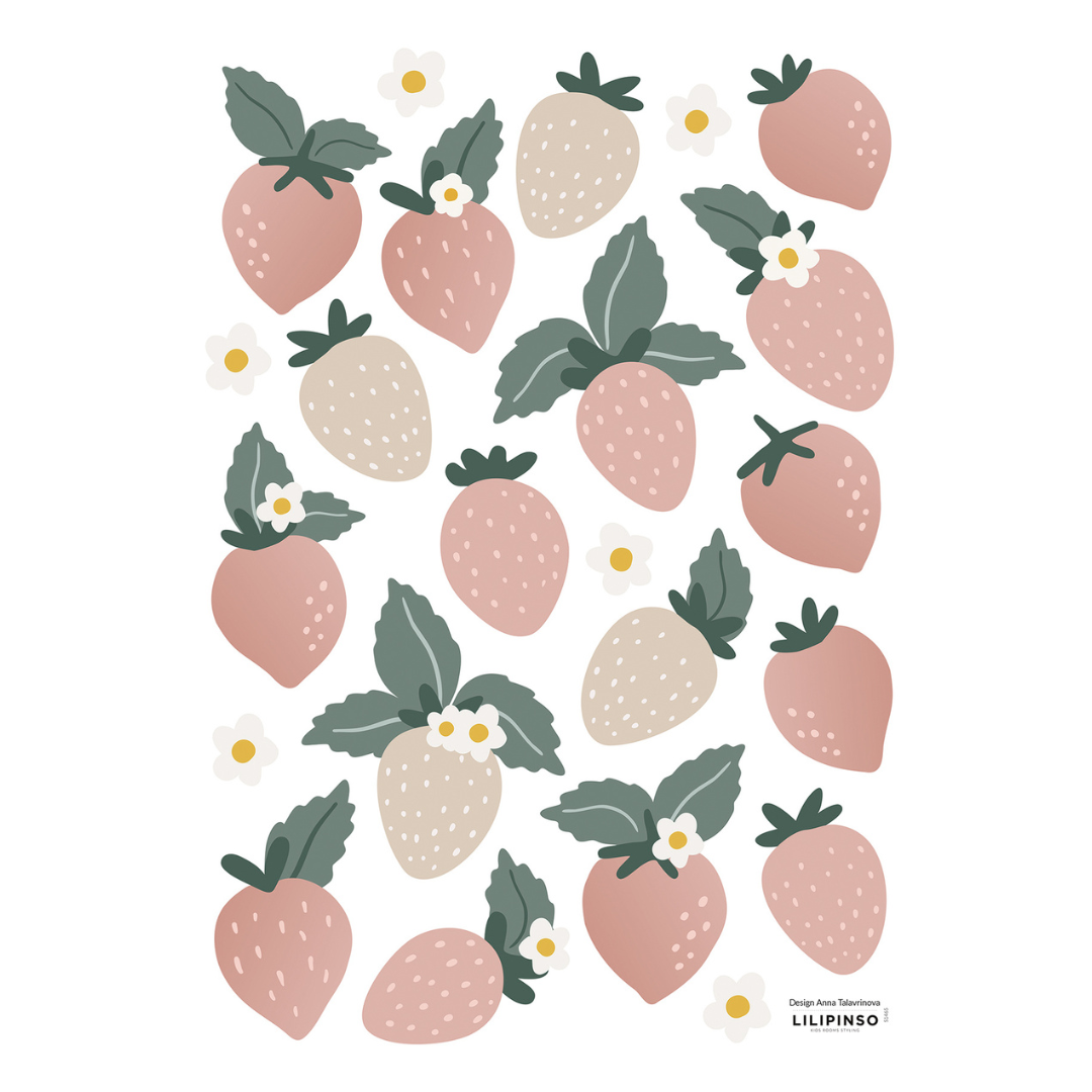 Louise | Wall Decals - Strawberries